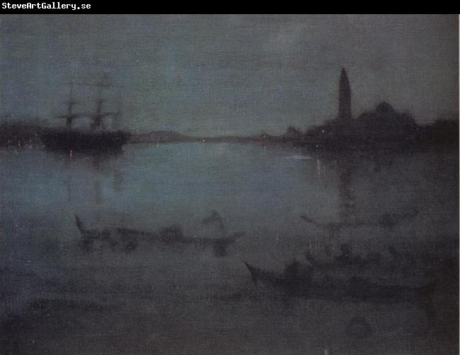 James Abbott McNeil Whistler Nocturne in Blue and Silver:The Lagoon Venice